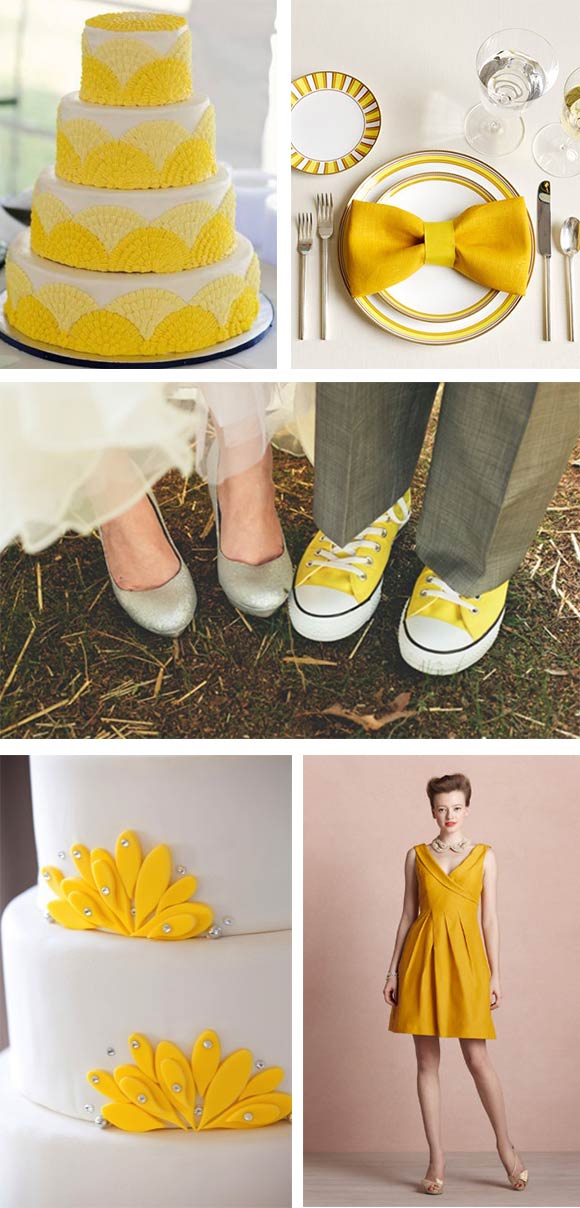 Inspired by Lemons board curated by Hand-Painted Weddings