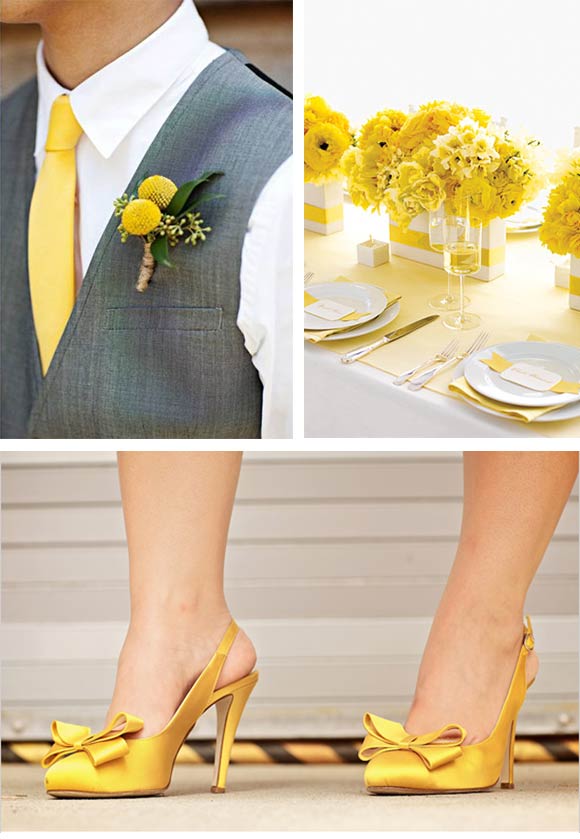 Inspired by Lemons board curated by Hand-Painted Weddings