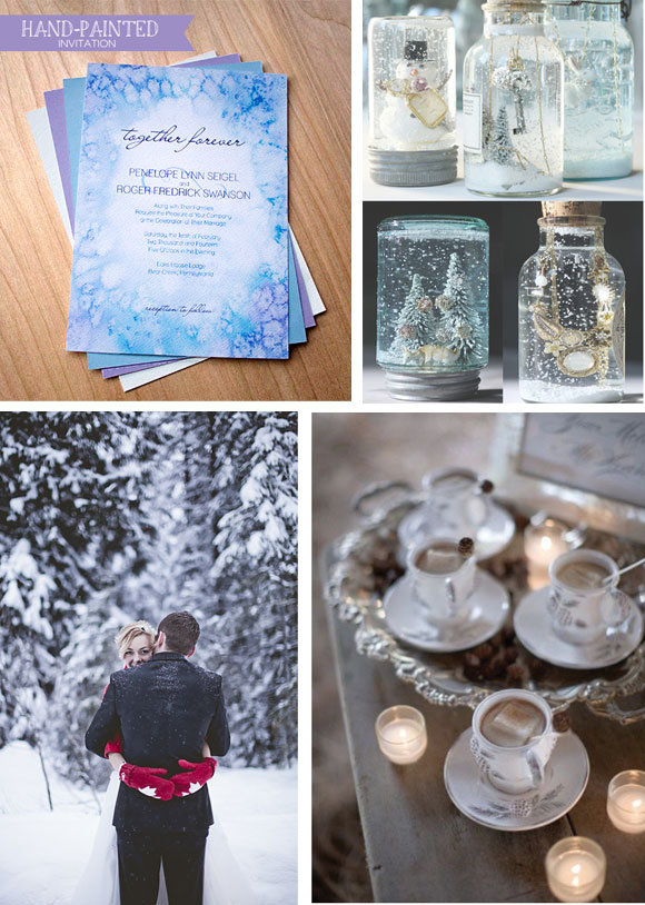 Winter Frost Reception curated by Hand-Painted Weddings