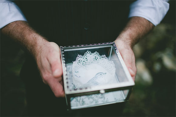 Cinderella shoot featured on Hand-Painted Weddings. Photos & Styling by Krista Leigh Hurst.