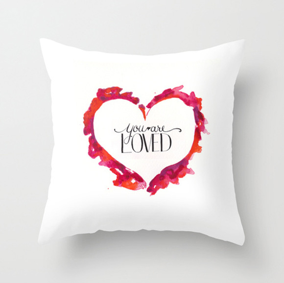 You Are Loved by Hand-Painted Weddings on Society 6