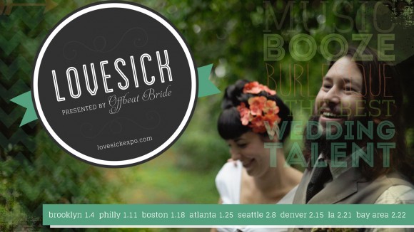 Lovesick Expo - Hand-Painted Weddings will be there!