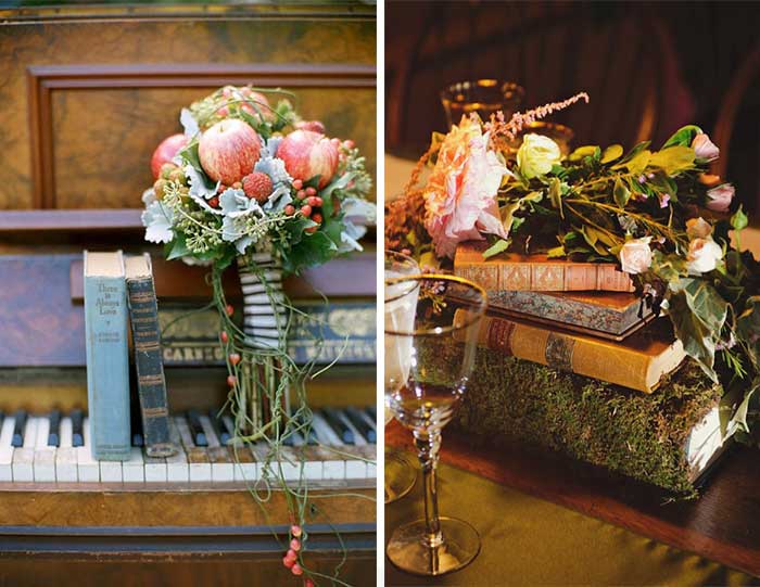 Literature Wedding Inspiration curated by Hand-Painted Weddings