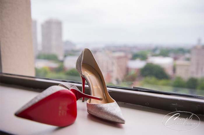 Philly wedding Louboutins