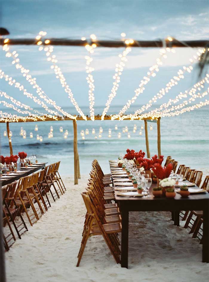 Puerto Rico Beach Wedding inspiration curated by Hand-Painted Weddings