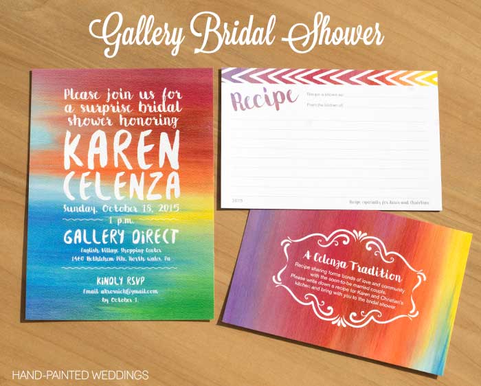 Gallery Bridal Shower by Hand-Painted Weddings