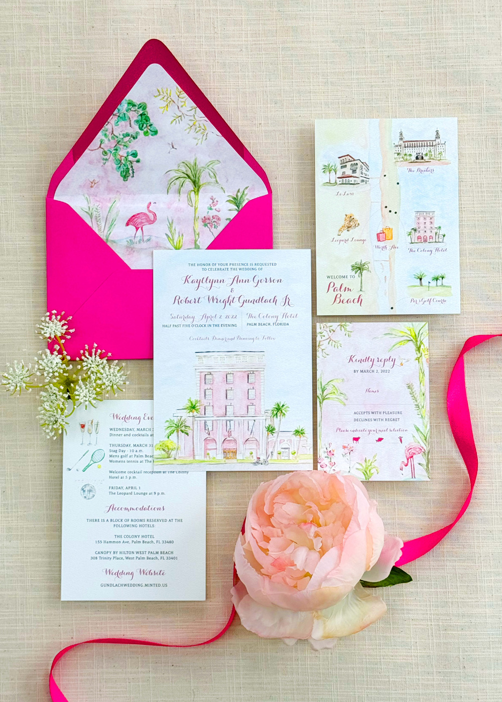 Handpaintedweddings florida wedding