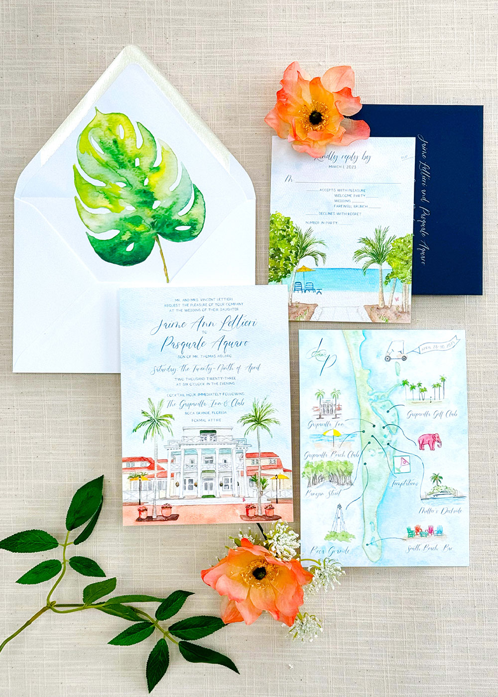 Handpaintedweddings florida wedding4