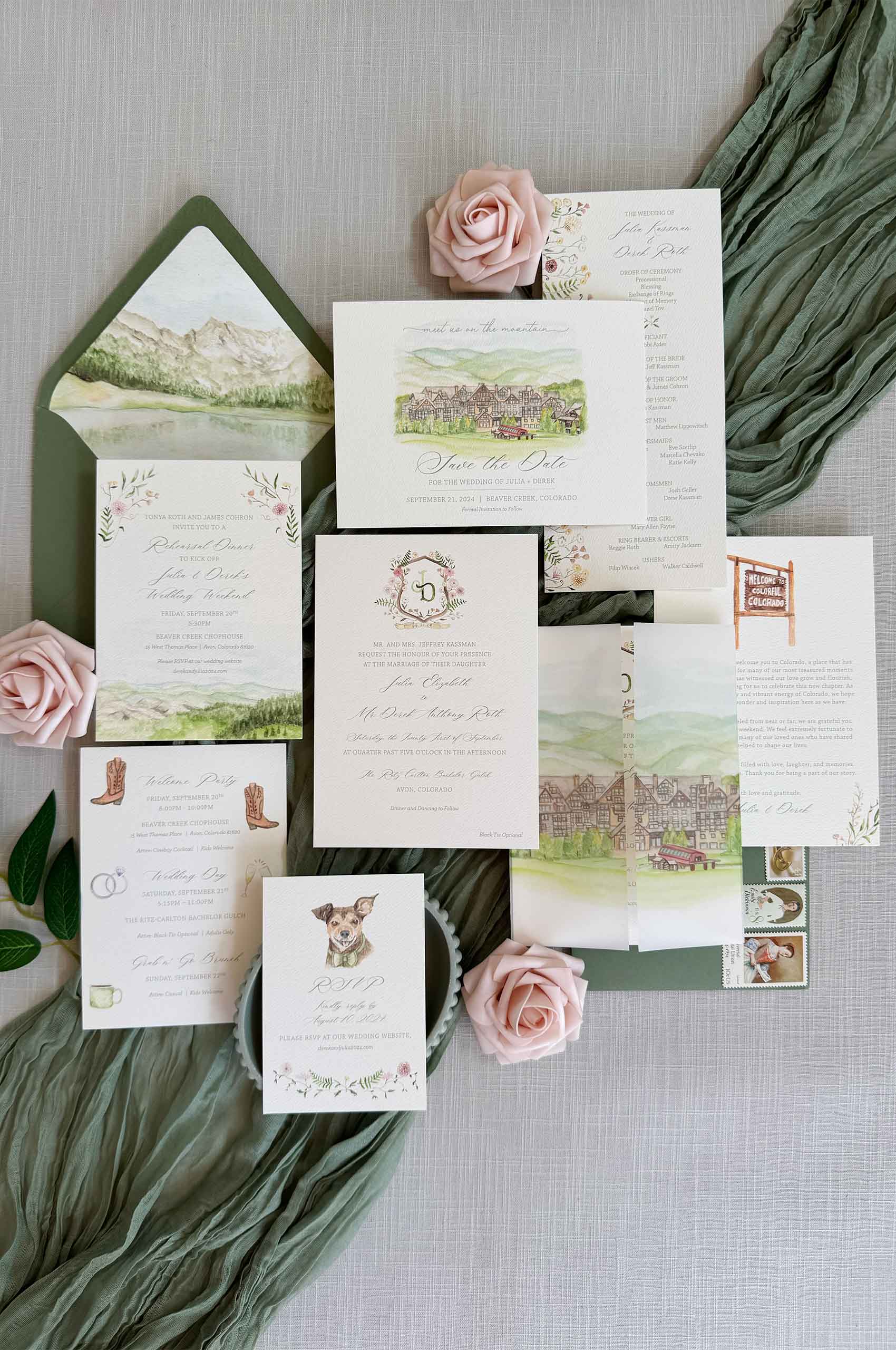 Ritzcarltonbachelorgulch weddinginvitation